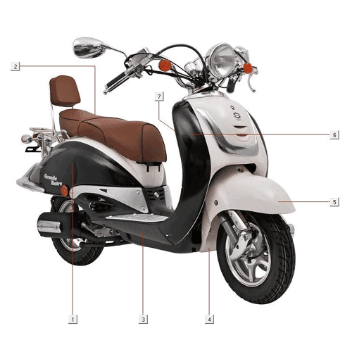scooter onderdelen