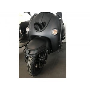 valbeugelset retro scooter zwart