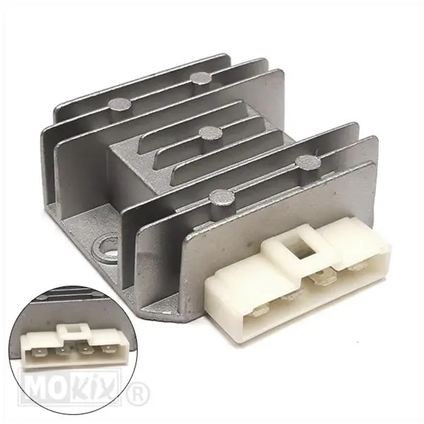 Spanningsregelaar Retro scooter oud Mod 4-polig, polen naast elkaar AGM Fosti BTC IVA