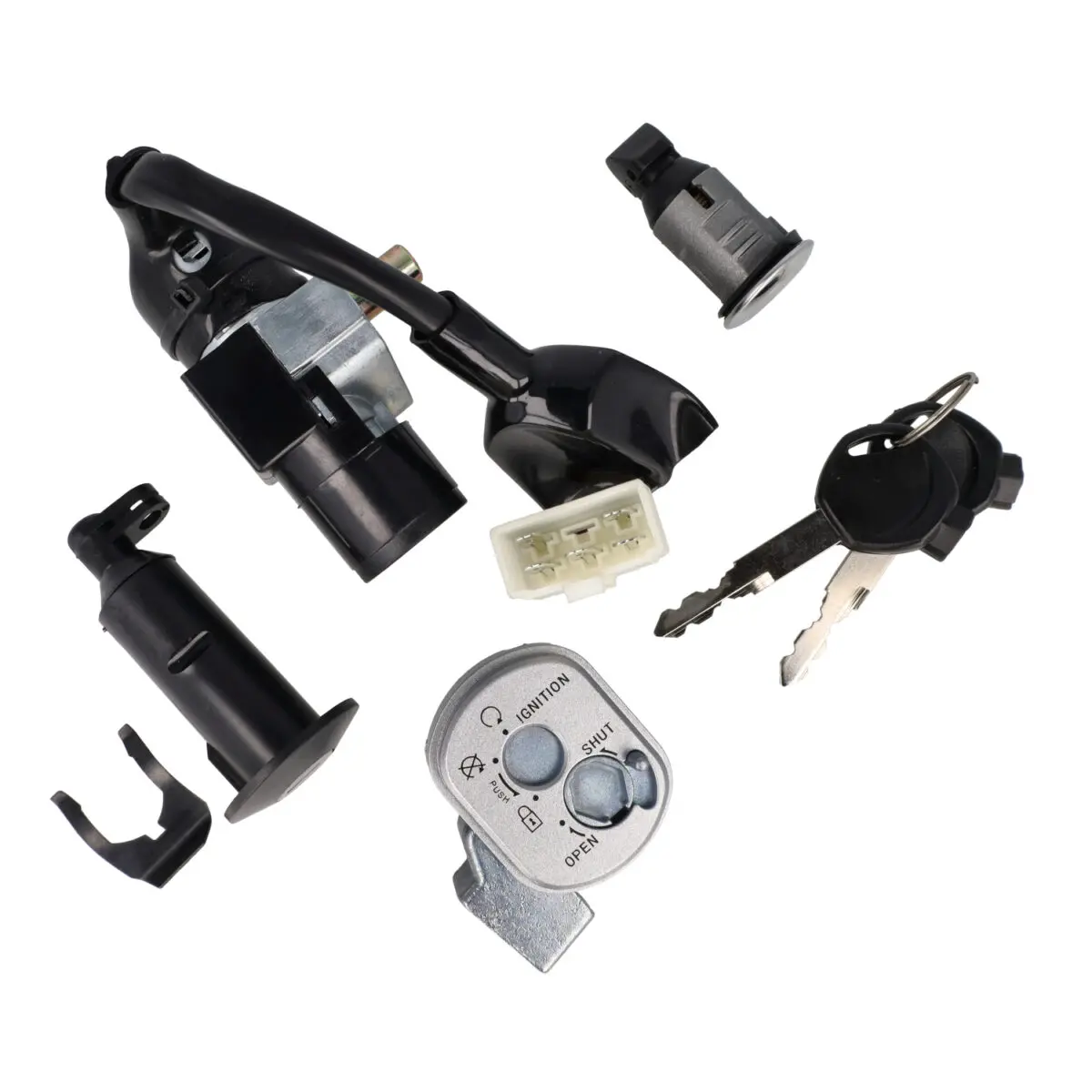 Contactslot set Compleet | La Souris Vespelini, , Senzo Rivalux | 6 Polige stekker3