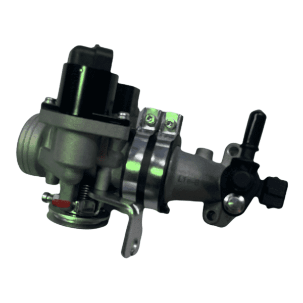 Rongmao EFI Gasklephuis (ENKEL VOOR EURO4) compleet met injector | La Souris, Senzo, TYM, Riya, Fast, Leopard, Santini