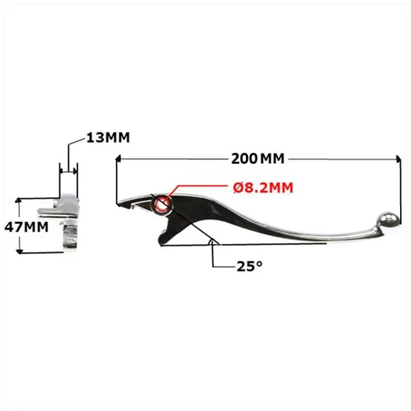 SYSTEME DROIT SYM ALLO CHROME