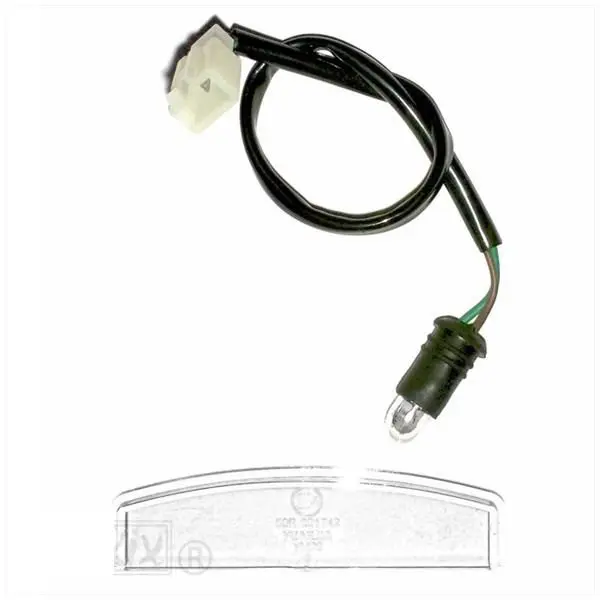 Éclairage de plaque + Verre transparent BTC Riva, AGM VX50, Senzo RivaLux, La Souris Sourini Vespelini