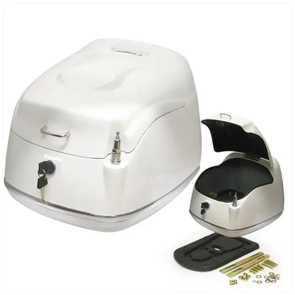 Koffer Wit Retro Scooter AGM BTC Fosti IVA
