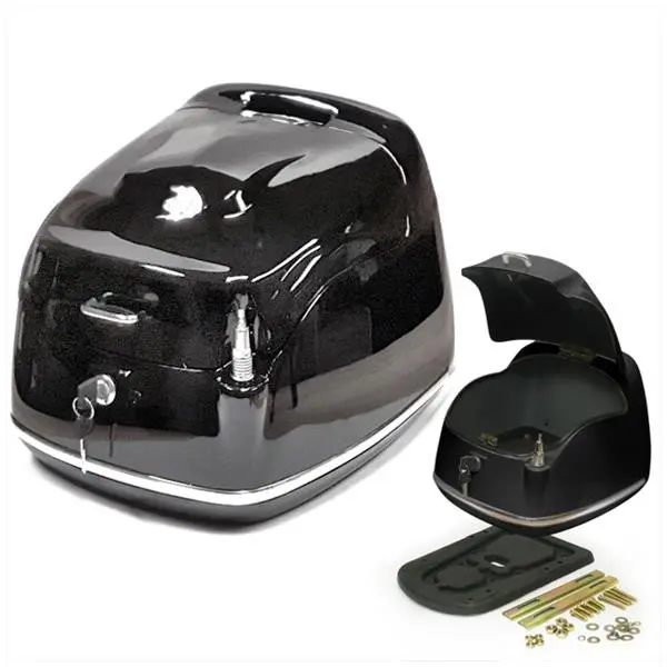 Koffer Zwart Retro Scooter, BTC, AGM, La Souris, Senzo