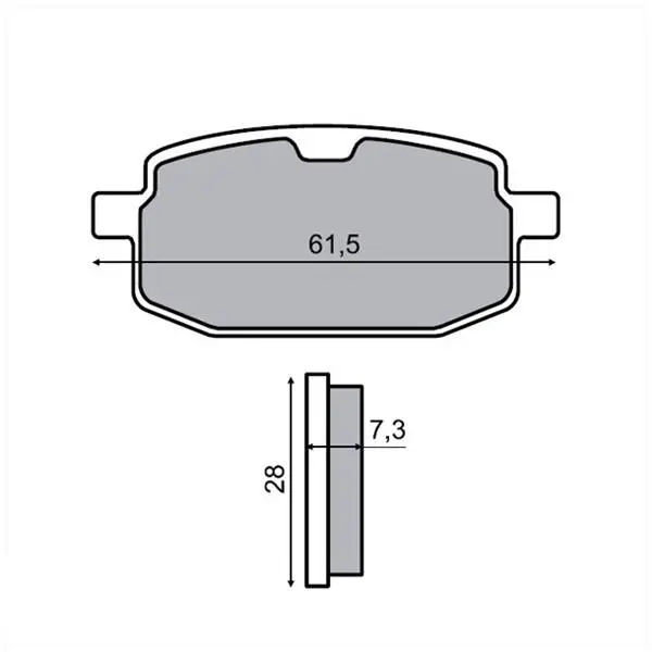 JEU DE BLOCS DE FREIN IGM IVA VENTI, AGM New Flash, BTC Old Classic, La souris Trendy