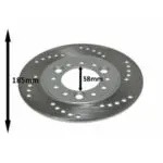 Disque de frein Pour BTC Riva, IVA Lux, AGM VX50, La Souris sourini & Vespelini, Senzo Rivalux. 185 cm
