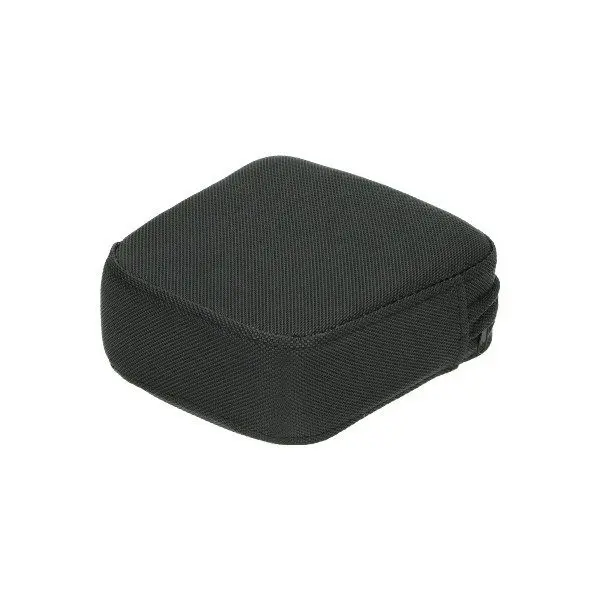 Rugkussen retro scooter zwart ribbel