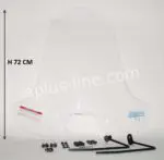 Pare-brise dégagé BTC Streetline, AGM SP50, Ville de La Souris