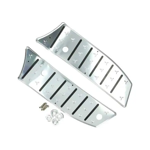 Jeu de repose-pieds en aluminium pour BTC Riva AGM Vx50 IVA Lux, Senzo Rivalux, La Souris Sourini/vespelini - Vespa look a like