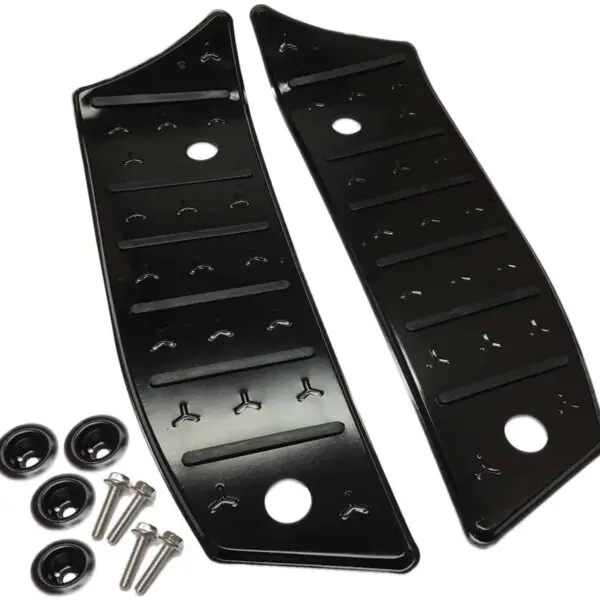 Voetplaatjes voetplaten zwart voor BTC Riva AGM Vx50 IVA Lux, Senzo Rivalux, La Souris Sourini/vespelini - Vespa