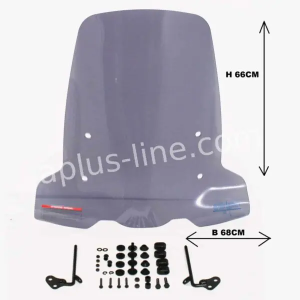 WINDSCHERM APLUS PASSEND OP NIU N1 / Q CRYSTAL / NIPPONIA VOLTY SMOKE | Aplus Line