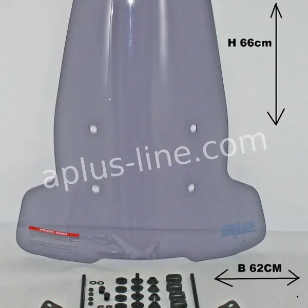 WINDSCHERM PASSEND OP NIU M SERIE SMOKE