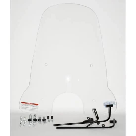 Windscherm hoog (Vaste beugels A-Plus) BTC Riva / AGM VX50 / Senzo riva / Lux IVA / La souris Vespelini Sourini / GTS Toscana / DJJD Cashmire 72 cm (4201)