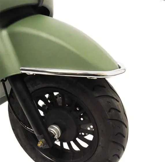 Garde-boue avant Barre décorative/Crash bar Pare-chocs Chrome Qualité A | AGM VX50, BTC Riva/Felice, La Souris Vespelini/Sourini, Senso Rivalux, DJJD Cashmire, GTS Toscana, Etc.