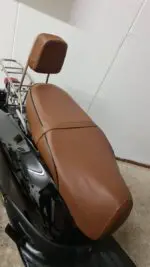 COUSSIN DE DOSSIER MARRON RÉTRO SCOOTER BTC AGM IVA LA SOURIS ZNEN BENZHOU FOSTI ENZ **SUPER STUNT** - Image 3