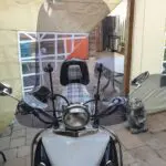 Pare-brise rétro pour scooter haut *Fumé* teinté AGM Fosti BTC La Souris Senzo IVA Enz (qualité A) - Image 3