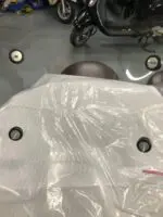 Pare-brise haut BTC Riva / AGM VX50 / Senzo riva / Lux IVA / La souris Vespelini Sourini / GTS Toscana / DJJD Cashmire **SMOKE TINTED** Qualité A72 cm - Image 4