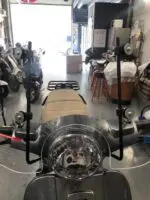 Pare-brise haut BTC Riva / AGM VX50 / Senzo riva / Lux IVA / La souris Vespelini Sourini / GTS Toscana / DJJD Cashmire **SMOKE TINTED** Qualité A72 cm - Image 8