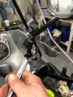 Pare-brise haut BTC Riva / AGM VX50 / Senzo riva / Lux IVA / La souris Vespelini Sourini / GTS Toscana / DJJD Cashmire **SMOKE TINTED** Qualité A72 cm - Image 19