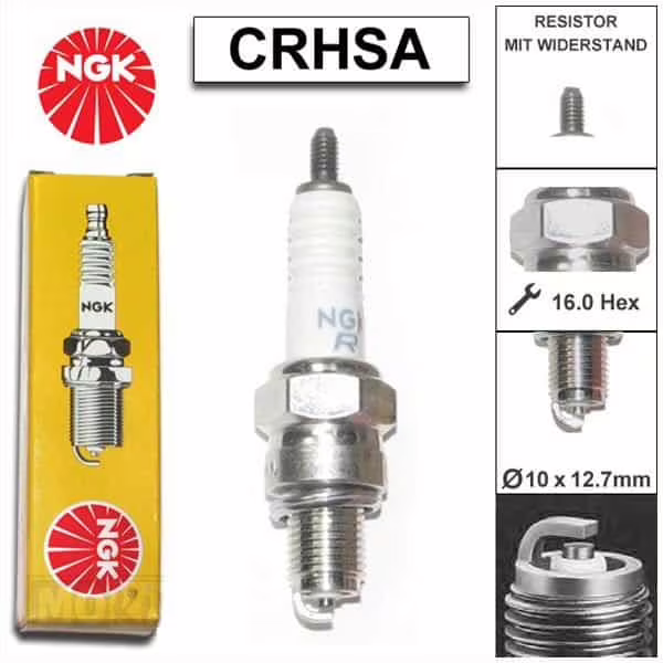 BOUGIE D'ALLUMAGE NGK CR 6HSA (1) SYM ALLO