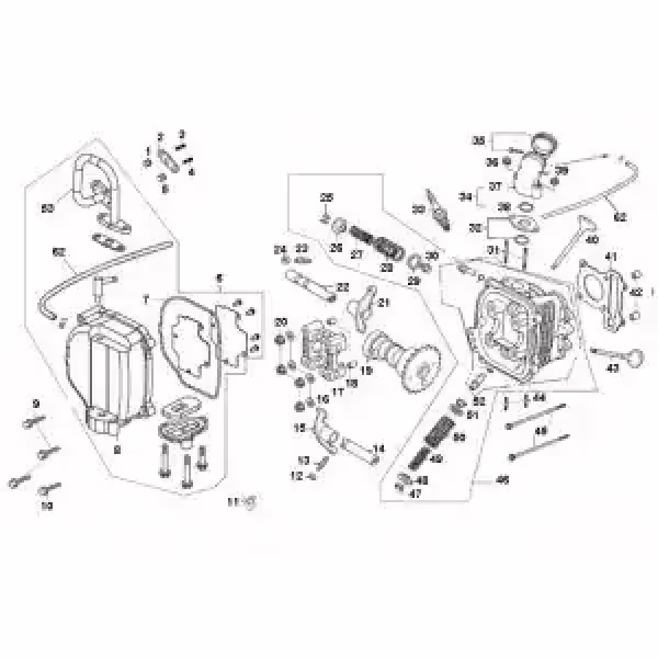 Kaufen Sie den Kymco Agility 12"-Zylinderkopf bei China Scooter Parts