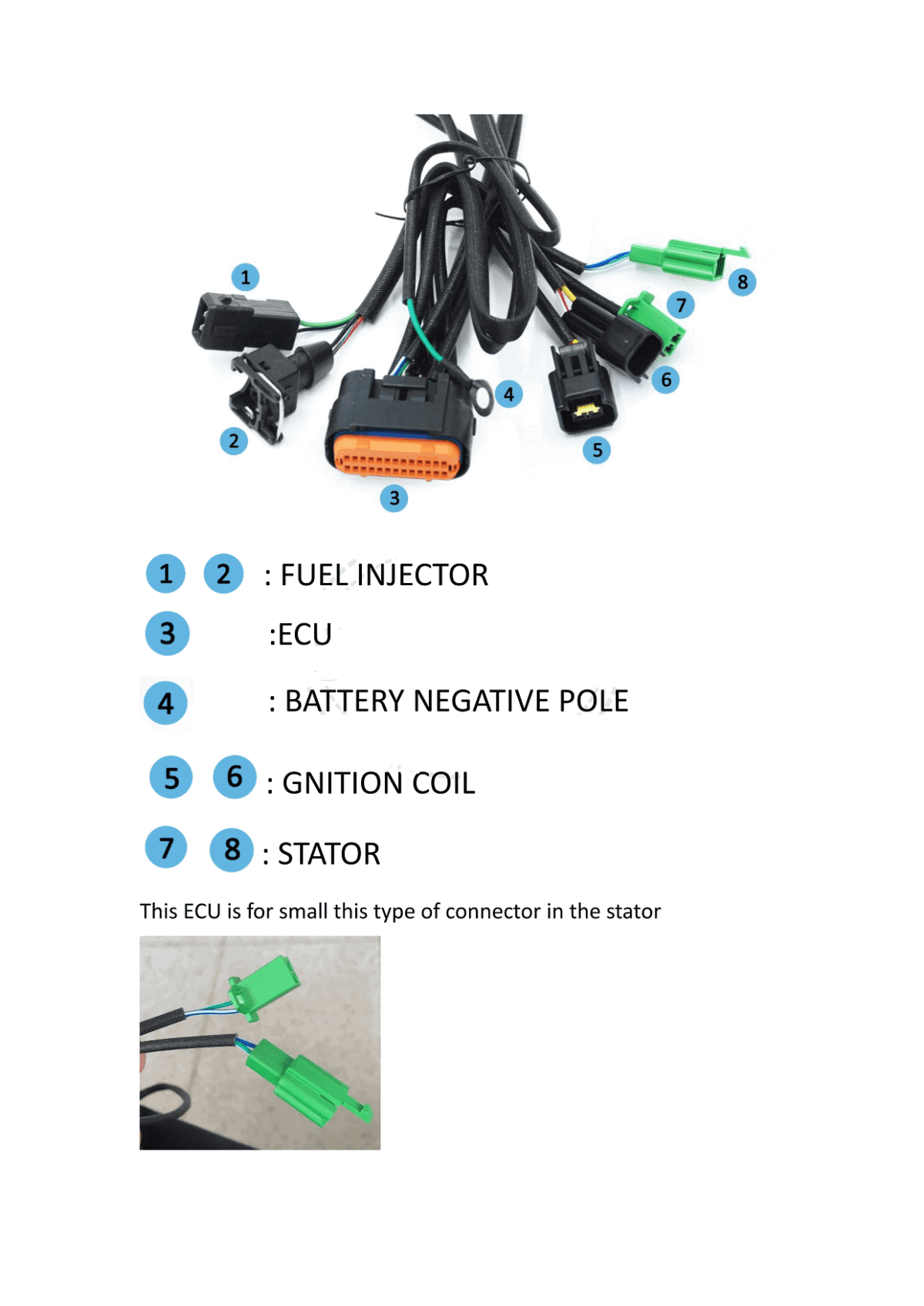 ECU EURO5 Sym Tuning Anschlussplan