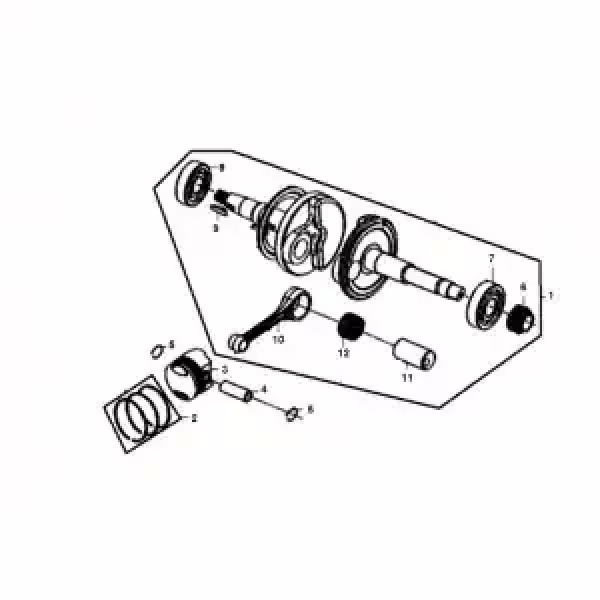 Sym Allo Kurbelwelle bei China Scooter Parts kaufen