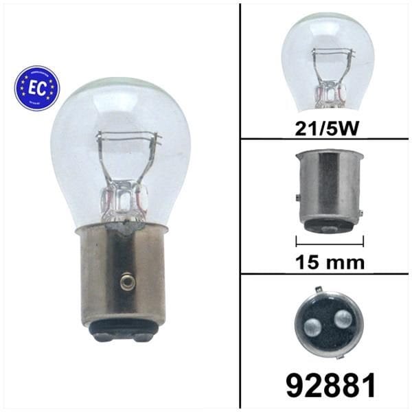 LAMPE BAY15D 12V 21-5W POLLER