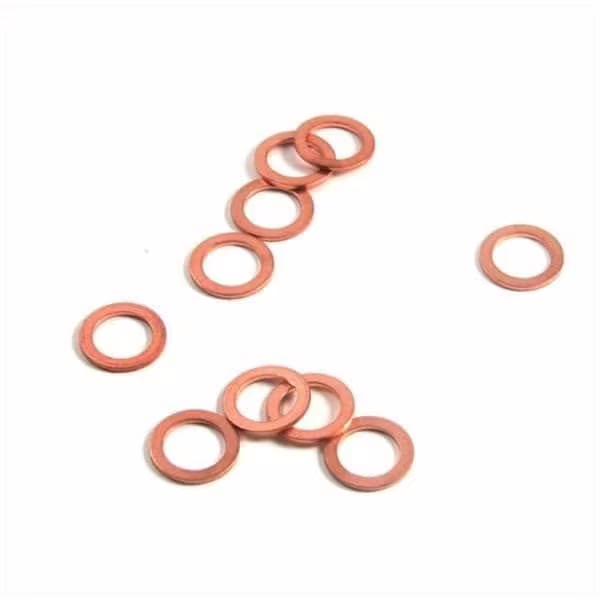 ROOD-KOPEREN RING 8x14mm 10stuks