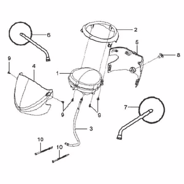 Sym Mio Lenkgetriebe bei China Scooter Parts kaufen