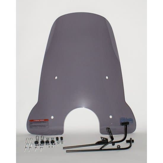 Windschutzscheibe hoch BTC Riva / AGM VX50 / Senzo riva / Lux IVA / La souris Vespelini Sourini / GTS Toscana / DJJD Cashmire 72 cm **Smoke Getönt** (Feste Halterungen A-Plus)