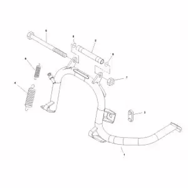 Kaufen Sie den Kymco Agility 12 Mittelständer bei China Scooter Parts