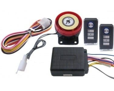 12 Volt Scooter Alarme Avec Moteur Commencer 2 Émetteur à Main