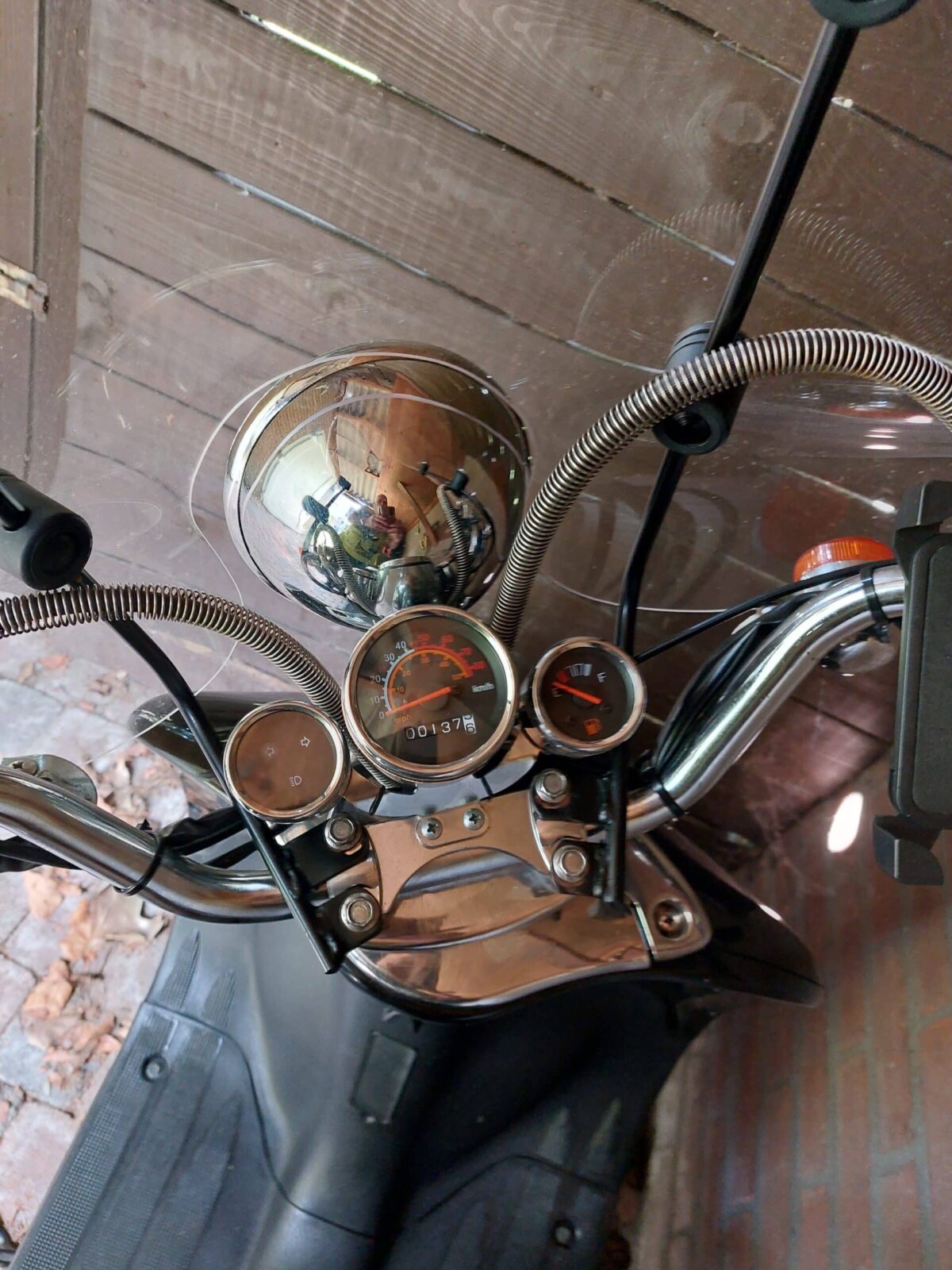 Compteur kilométrique, compteur kilométrique, cockpit, scooter rétro AGM FOSTI BTC IVA VOM ED (prise femelle Euro2) - Image 3