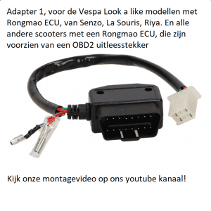 Kit élévateur Rongmao ECU (25/45) scooter Euro4&5 La Souris, Senzo, GT UNION | Convertisseur de vitesse pour télécommande (CDI)