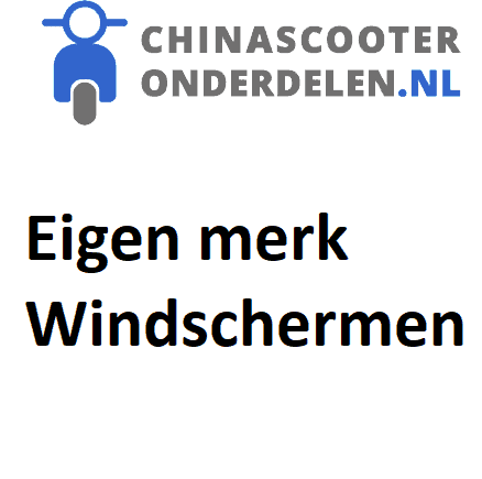Logo Chinascooter Teile Eigenmarke Windschutzscheiben