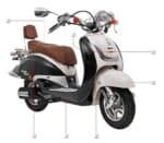 Scooter Onderdelen Retro Scooter