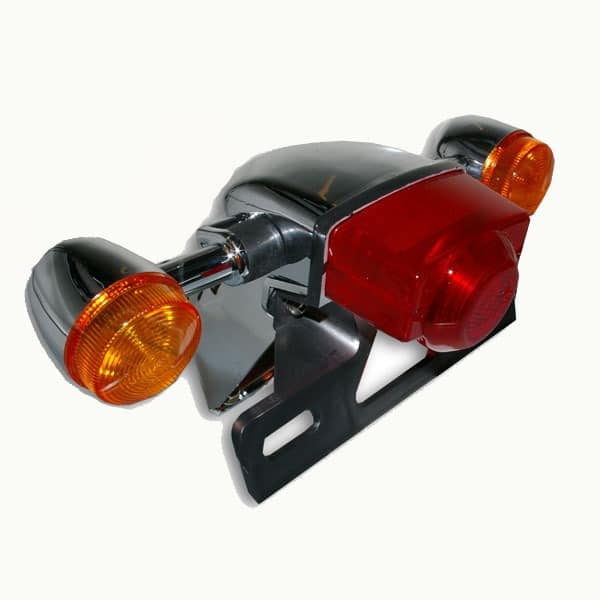 Complete Retro Scooter Taillight | AGM, BTC, ZNEN, FOSTI, La Souris