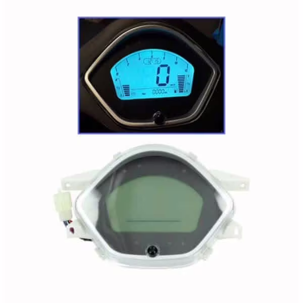 Fully digital odometer Blue | Euro4&5, from 2017| Suitable for BTC Shore, AGM VX50, Senzo Riva Lux, La Souris Sourini, GTS Toscana.