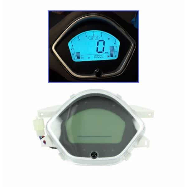 Fully digital odometer Blue | Euro4&5, from 2017| Suitable for BTC Shore, AGM VX50, Senzo Riva Lux, La Souris Sourini, GTS Toscana.