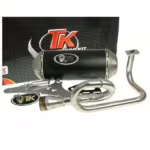 Turbo-Auspuffanlage - Turbo-Auspuffanlage GMax 4T GY6, 139QMB (China-Roller)