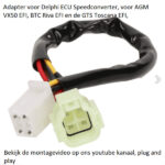 Opvoerset 45/onbegrensd Delphi ECU, Euro4&5 scooters, Speedconverter met afstandsbediening | BTC RIVA, AGM-VX50, GTS toscana (CDI) - Afbeelding 5