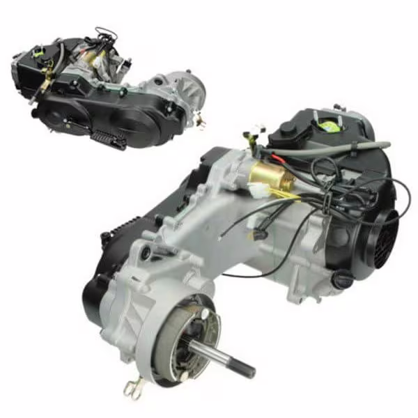 Engine GY6 50CC 10inch long axle EURO2 600x600 Engine GY6 50CC 10inch long shaft EURO2