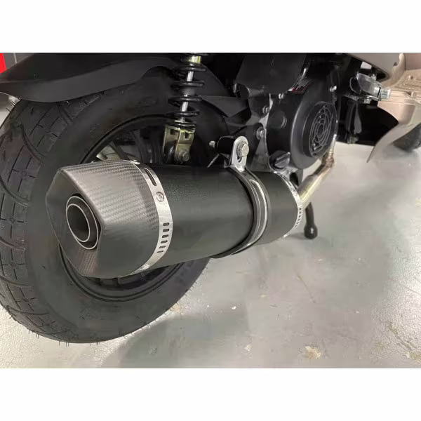 Snelle Sportuitlaat QeXtreme Akrapovic | gy6 China Scooter 4 Takt | euro2 euro4 euro5, La Souris Sourini, Senzo Rivalux, GTS Toscana, BTC Riva, BTC Felice, Kymco, Peugeot