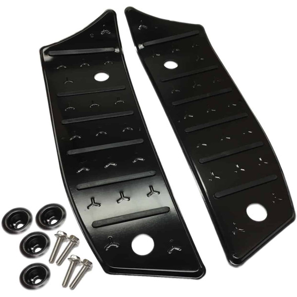 Fußplatten, schwarze Fußplatten für BTC Riva AGM Vx50 IVA Lux, Senzo Rivalux, La Souris Sourini/vespelini - Vespa