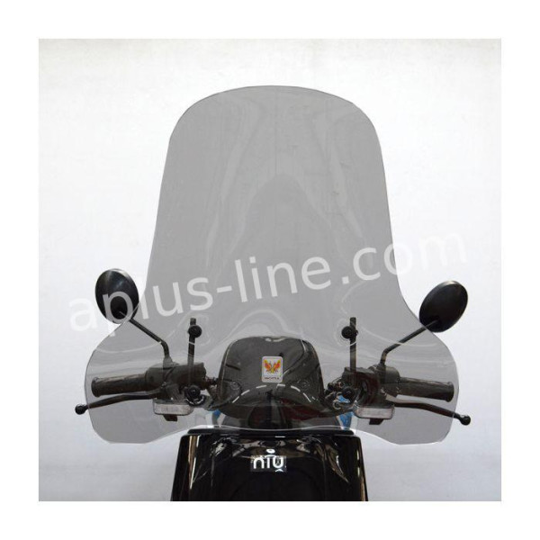 WINDSHIELD ISOTTA SUITABLE FOR NIU N1 SMOKE/SMOKEY - MEDIUM