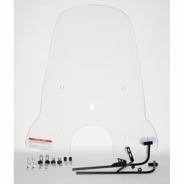Windscherm hoog (Vaste beugels A-Plus) BTC Riva / AGM VX50 / Senzo riva / Lux IVA / La souris Vespelini Sourini / GTS Toscana / DJJD Cashmire 72 cm (4201)