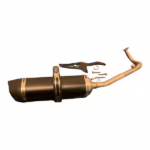 Échappement sport rapide QeXtreme Akrapovic | Scooter 4 temps gy6 Chine | euro2 euro4 euro5 La Souris Sourini, Senzo Rivalux, GTS Toscane, BTC Riva, BTC Felice, Kymco, Peugeot - Image 5