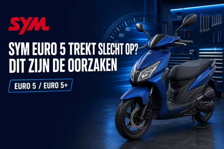 SYM Euro 5 en Euro 5+ El scooter acelera mal: causas y soluciones